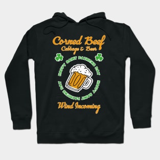 Happy Saint Patricks Day Celebration Corned Beef Cabbage Hoodie